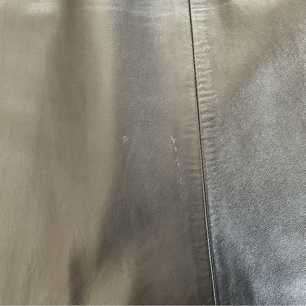 Black Leather Halter Dress - Picture 15 of 16